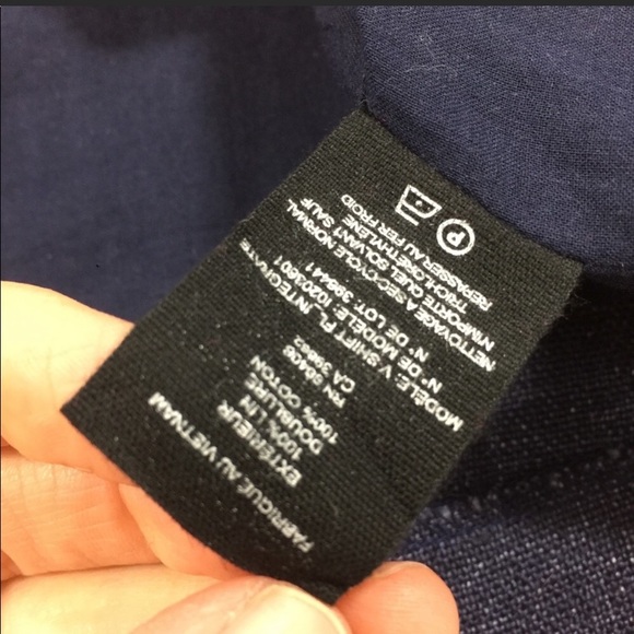 Theory V-Neck Linen Shift Dress Denim Blue Sz. P - Picture 5 of 6